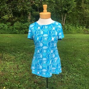 Lilly Pulitzer Crew Neck T-Shirt What a Racquet